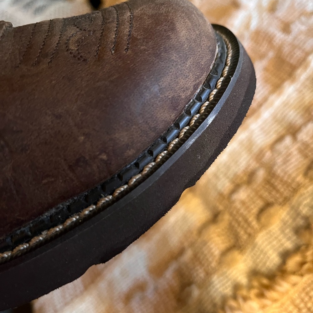Justin Gypsy Women's Brown Ankle Boots - Picture 7 of 12